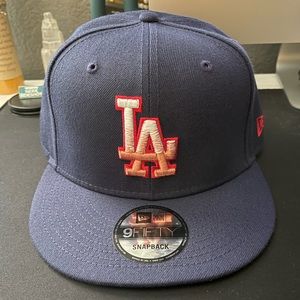 New Era Los Angeles Dodgers Navy Americana Fade 9FIFTY Snapback Hat - OSFM